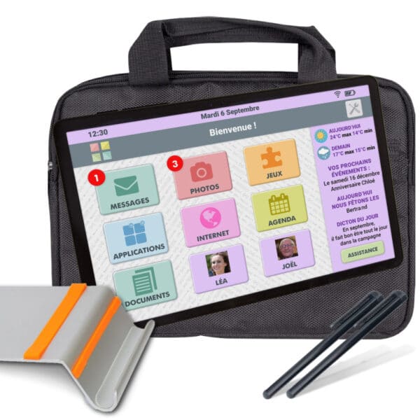 Pack Facilotab L Galaxy - WIFI - 32 Go - Tablette simplifiée pour seniors – Image 2