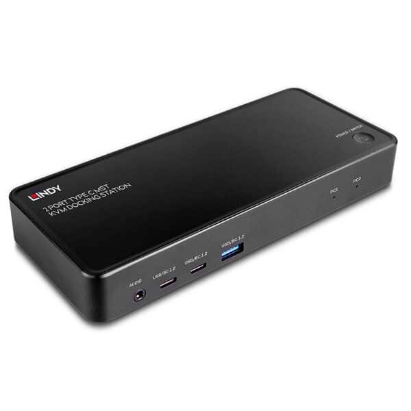 Docking Station KVM 2 Ports Type C MST