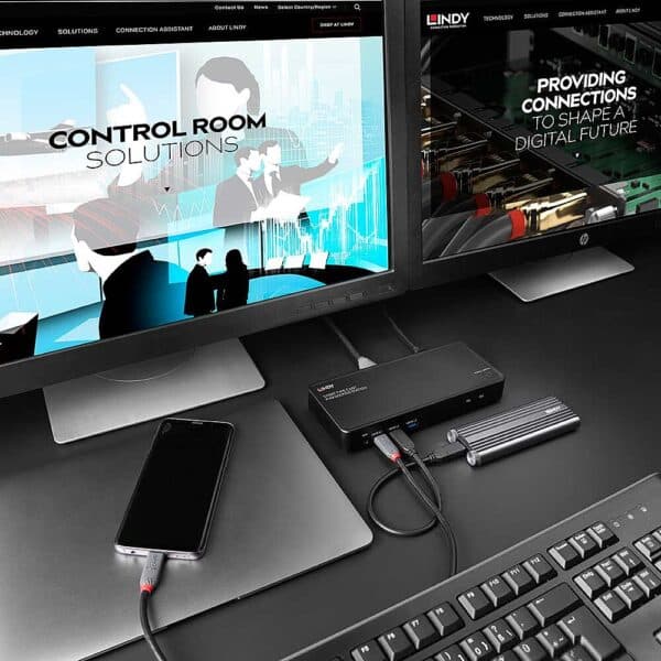 Docking Station KVM 2 Ports Type C MST – Image 5