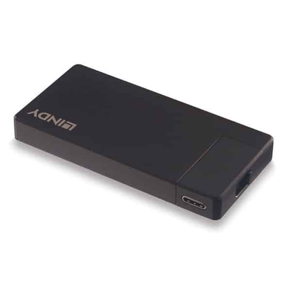 DST-Micro, Micro Docking Station USB C pour Laptop avec résolution 4K et charge 100W – Image 3