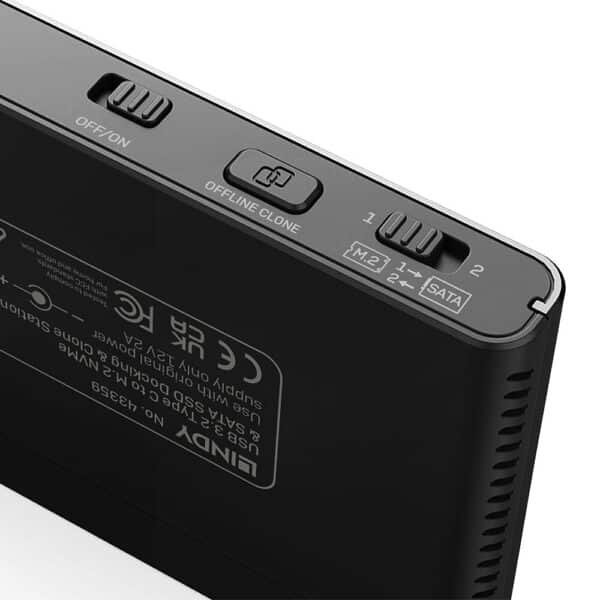 Station de clonage et d'accueil USB 3.2 Type C vers SSD M.2 NVMe & SATA – Image 4